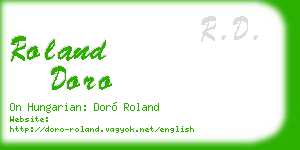 roland doro business card